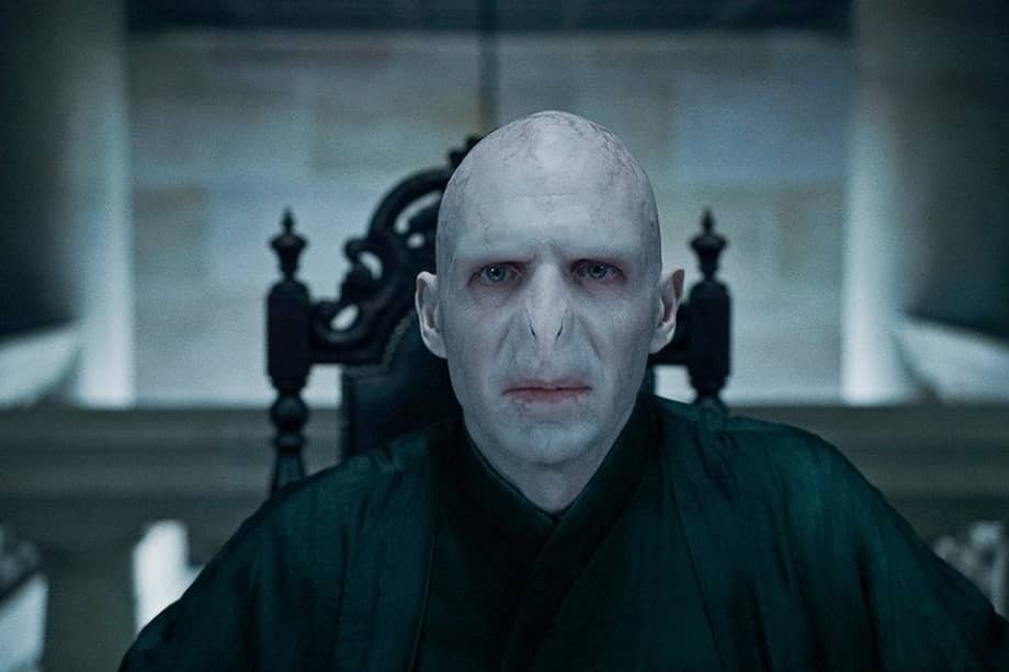 Ralph Fiennes como Lord Voldemort en "Harry Potter". / Cortesía