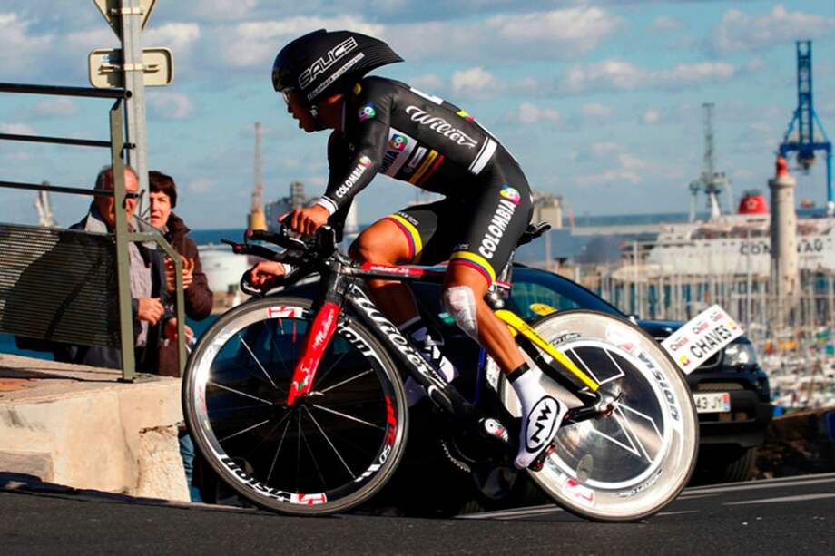 El ciclista bogotano Esteban Chaves.