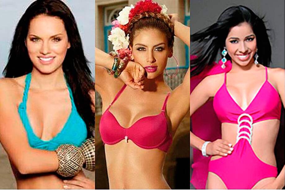 Las reinas Ina Andrea Ontiveros (Izq.) y Katherine Torrado (Der.) sufrieron casos muy similares al de Jessica Cediel (centro) con cirugías estéticas.