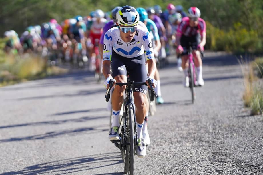 Los ciclistas colombianos del Movistar Team tuvieron una gran jornada en territorio español y el joven quindiano rozó el triunfo.