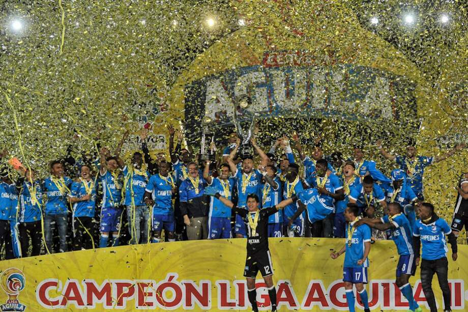 Millonarios, campeón de la Liga Águila en 2018. / El Espectador