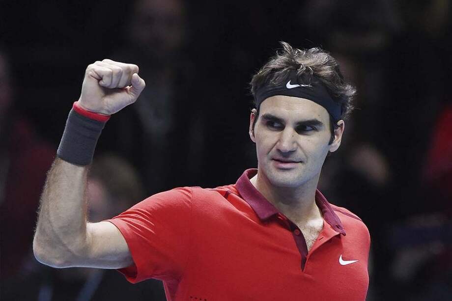 Roger Federer venció a Kei Nishikori en el Torneo de Maestros. Foto: AFP
