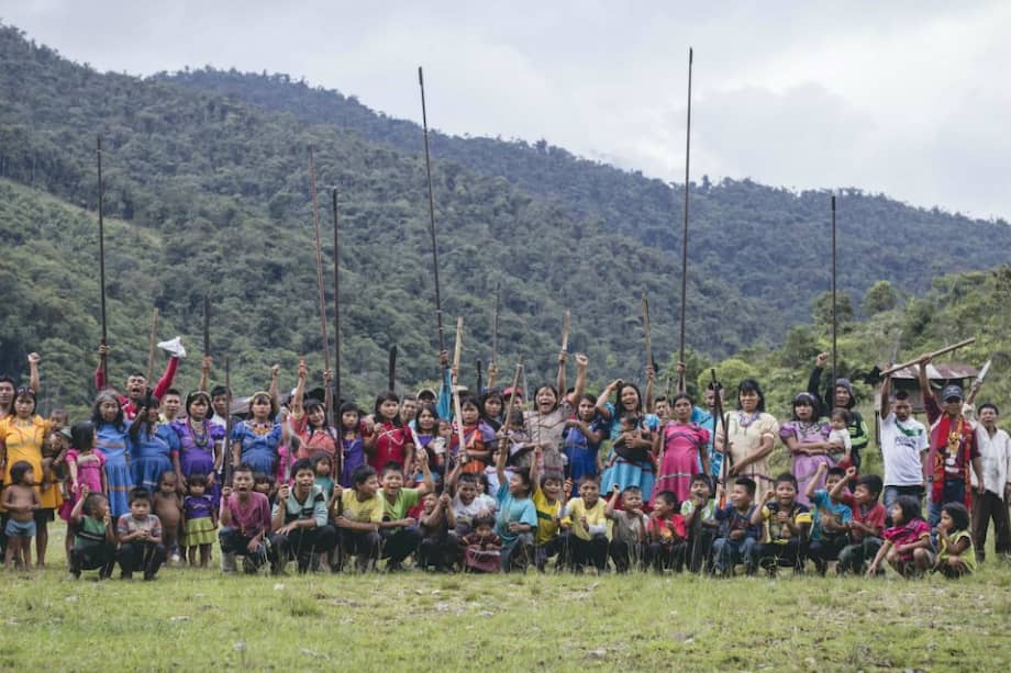 La lengua Embera es una de las 12 en Colombia catalogada como "vulnerable" de desaparecer por la Unesco. / Andrés Buitrago