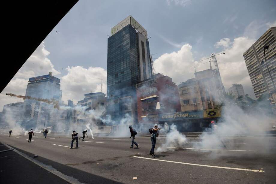 Imagen de una manifestación en contra del presidente venezolano Nicolás Maduro. / / AFP