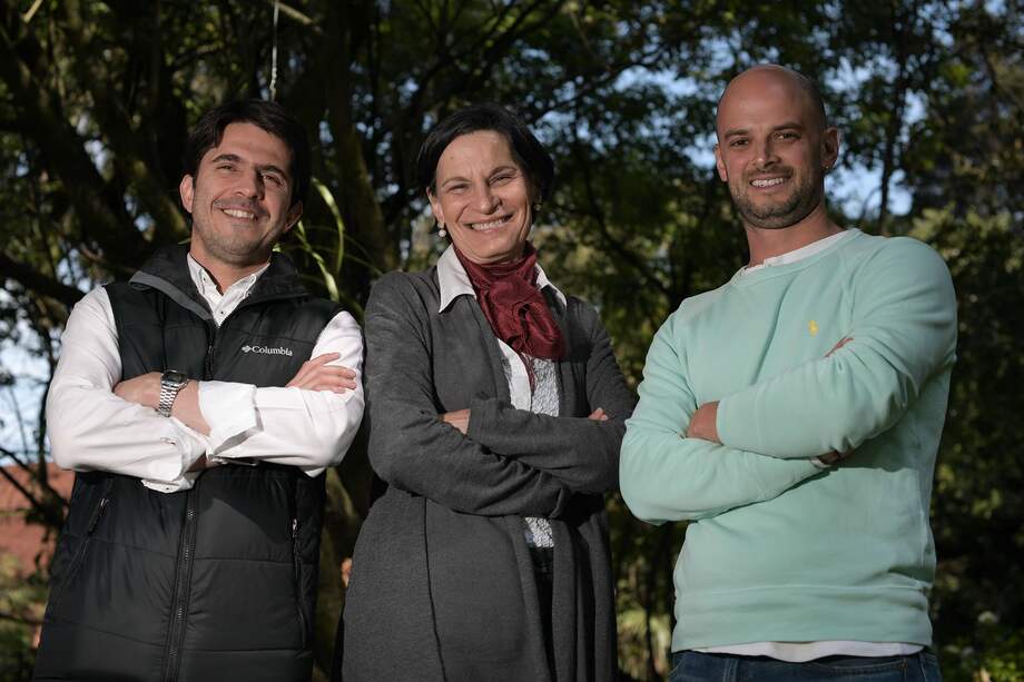Carlos Camacho, Margarita Garrido y Daniel Gutiérrez, profesores de la Universidad Externado y autores del libro. / Mauricio Alvarado