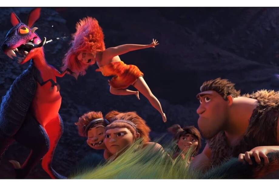 Imagen de la nueva película de "Los Croods: Una nueva era", que llegará a cines en diciembre.