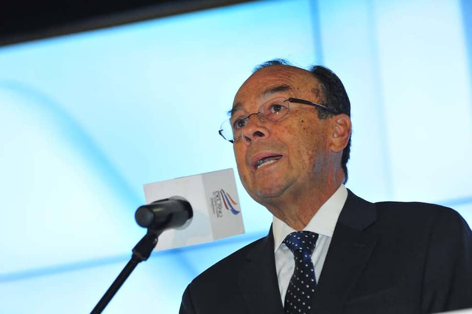 Hernán Peláez Restrepo, en una ceremonia del Deportista del Año. / Archivo