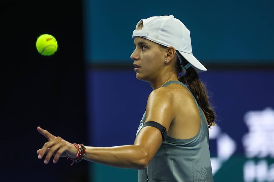 Emiliana Arango, una de las mejores raquetas de Colombia.