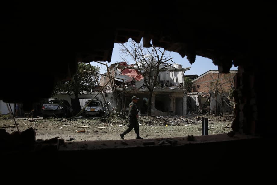 Los dos ataques con explosivos en contra de la estación de Policía de Santander de Quilichao ocurrieron sobre el mediodía. Imagen de referencia.