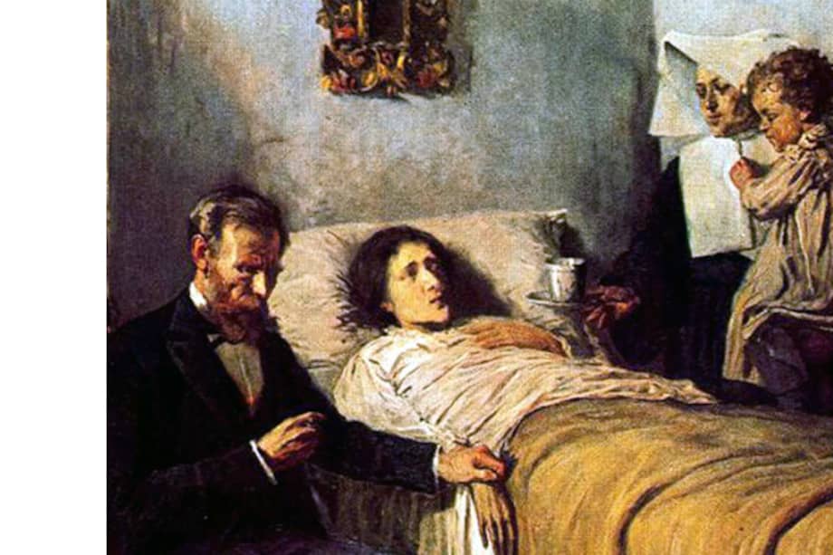 La obra, una tela de grandes dimensiones que se ciñe a los preceptos y la técnica academicista, está considerada la obra cumbre de su primer periodo de juventud. / Archivo particular