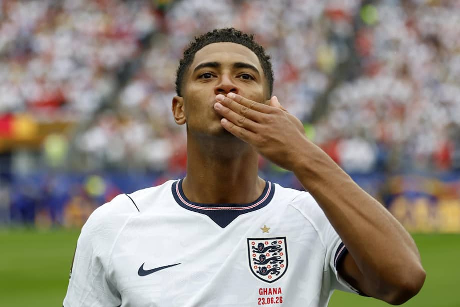 Una imagen del mediocampista inglés durante el empate entre Inglaterra y Ghana reabrió el debate sobre una de las reglas más comentadas del Mundial 2026.