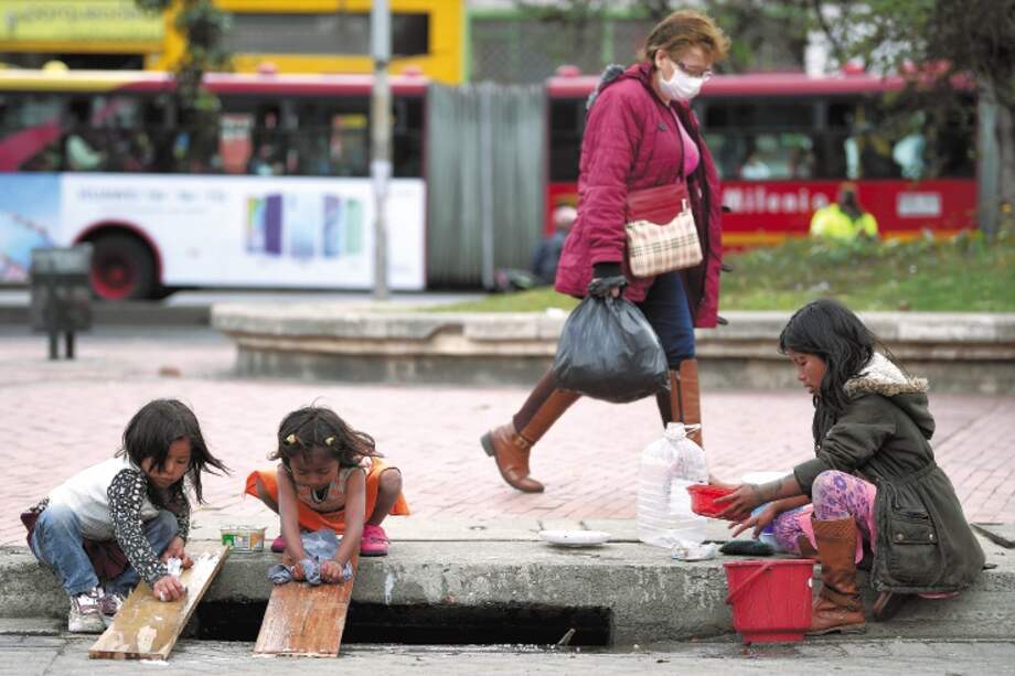 Comunidad Embera - Desplazados - Parque Tercer Milenio