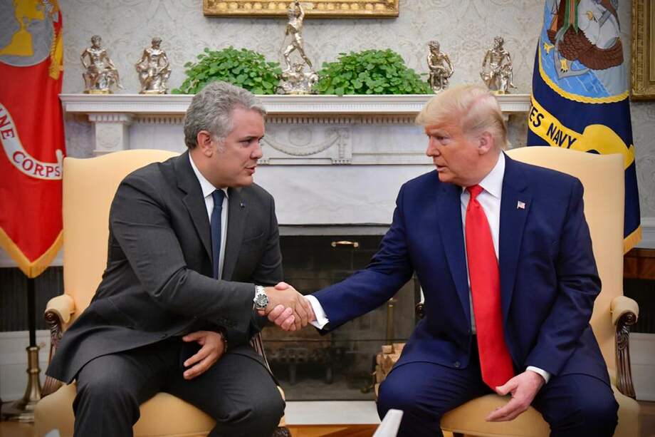 El presidente Juan Manuel Santos denunció que desde el gobierno de Iván Duque se estaría apoyando la campaña reeleccionista de Donald Trump.
