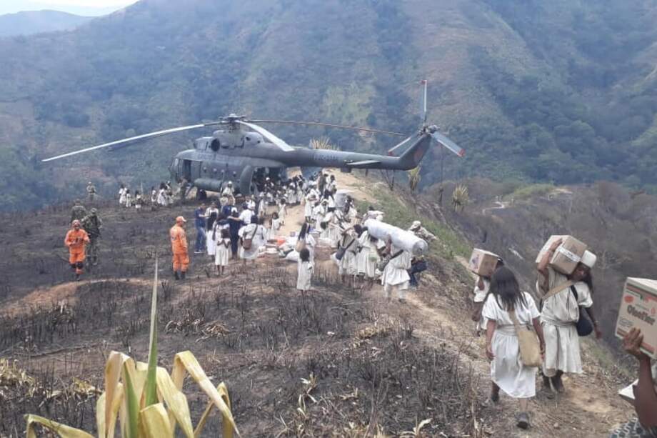 Las intimidaciones las reportan representantes de las veredas del área rural de Santa Marta, quienes advierten que este problema se extiende por el corredor turístico que divide a Magdalena con La Guajira. / Twitter Ejército Nacional