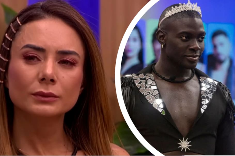 Johanna Fadul y Campanita en 'La casa de los famosos Colombia 3'.