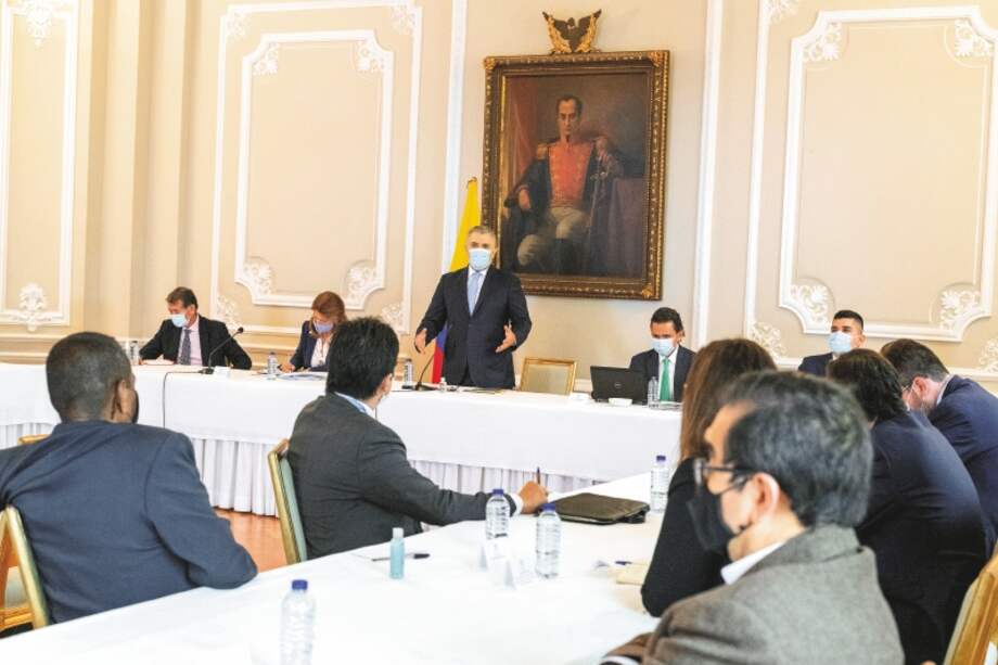 El presidente Duque ha dicho que tiene la intención clara y expresa de lograr acuerdos. / Presidencia