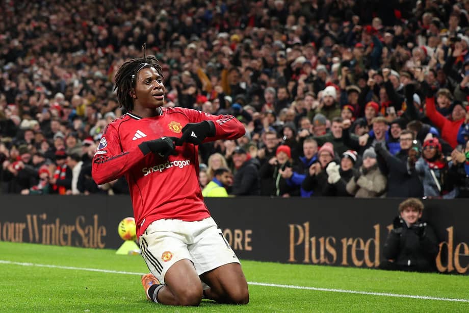 Patrick Dorgu anotó el único gol del encuentro entre Manchester United y Newcastle.