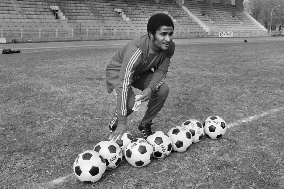Eusebio nació en lo que en la actualidad es el territorio de Mozambique. / AFP