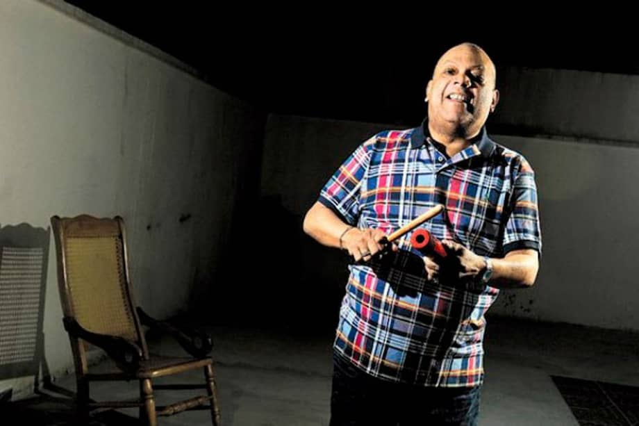 El cantante barranquillero Joe Arroyo le cantó a la paz./ David Campuzano