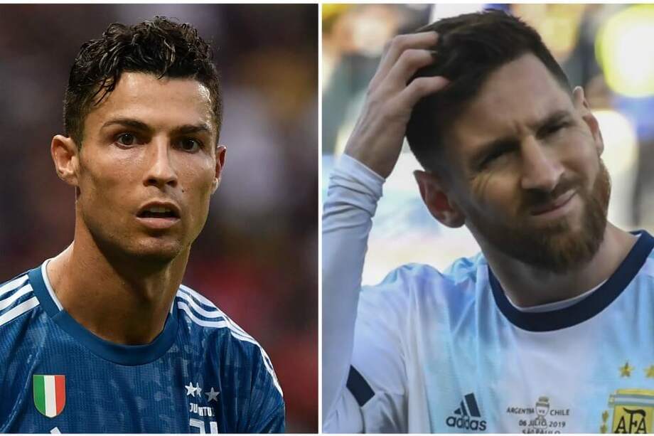 Cristiano Ronaldo y Lionel Messi, dos jugadores fuera de serie. / AFP