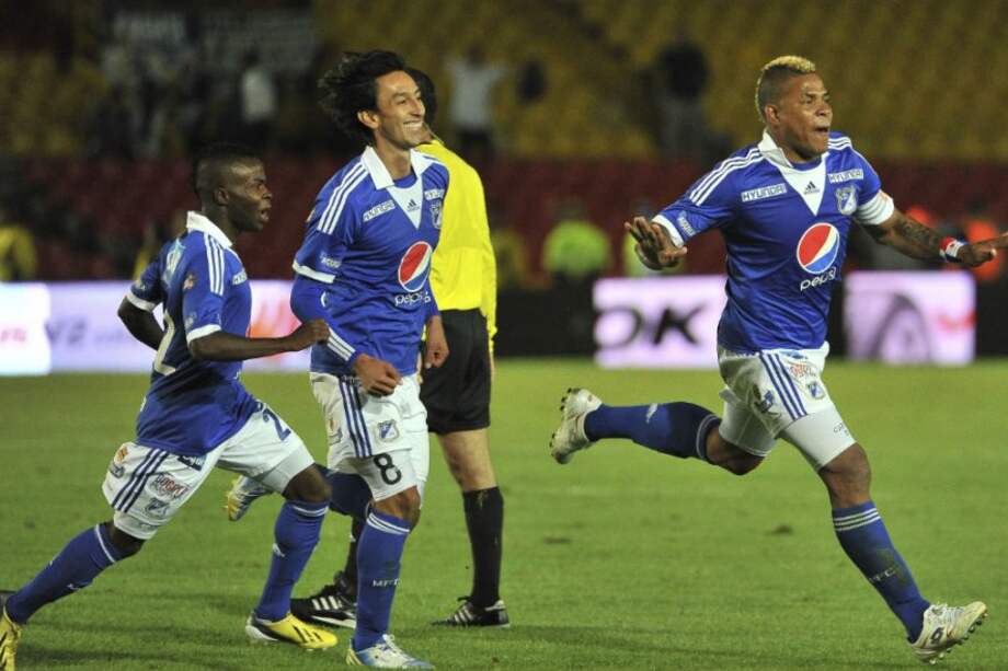 Román Torres logró al minuto 91 darle la victoria a Millos. / Luis Ángel