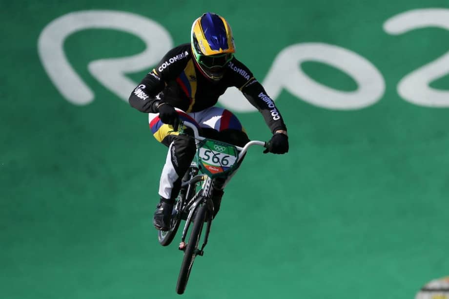 Carlos Mario Oquendo fue segundo en su serie. Foto: EFE