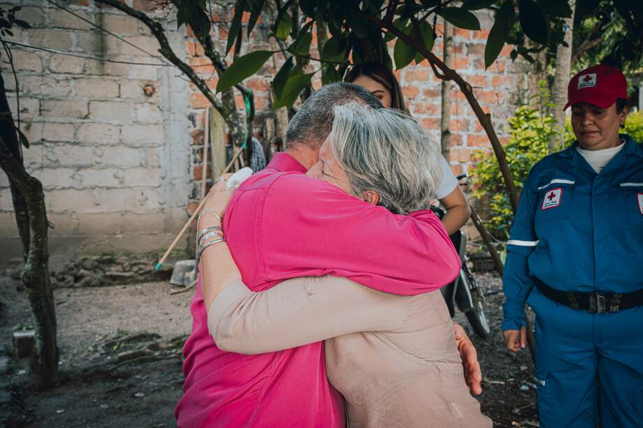 El reencuentro de Dioselina con su familia se dio el pasado jueves.