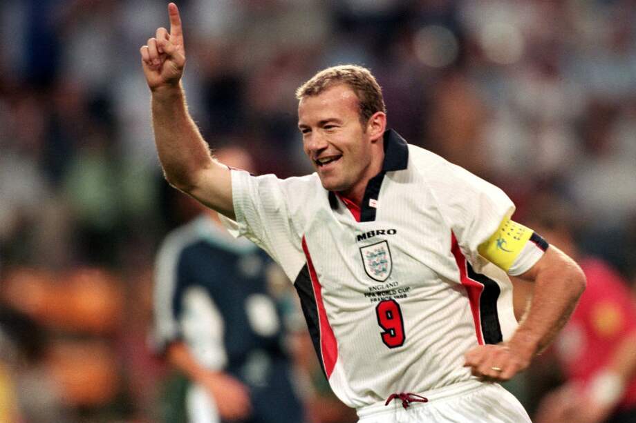 Alan Shearer, delantero inglés. / AFP
