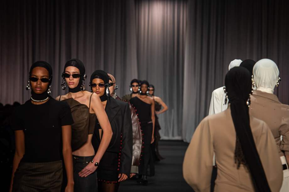 Imagen de la pasarela de Stevan Valencia. / Cortesía Cámara de Comercio de Bogotá