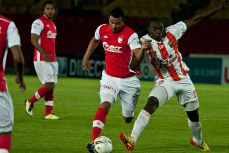 Edwin Cardona, el jugador más destacado de Santa Fe ante Envigado / Tomada de http://independientesantafe.co