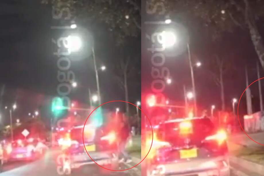 El conductor intentó arrancar para salvaguardarse.