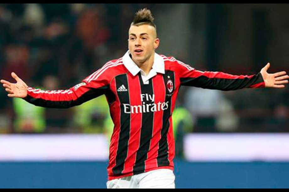 Stephan El Shaarawy, celebrando un gol con el Milan. / EFE