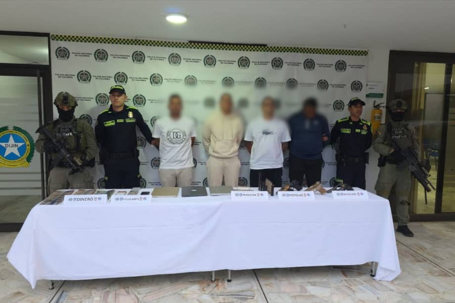 Los capturados son requeridos por cortes de Estados Unidos por delitos relacionados con tráfico de estupefacientes, concierto para delinquir y lavado de activos.