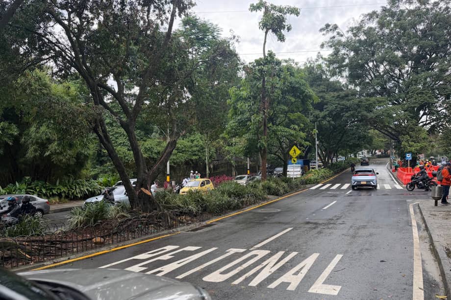 Así quedó el tramo de la avenida El Poblado tras las obras de recuperación.