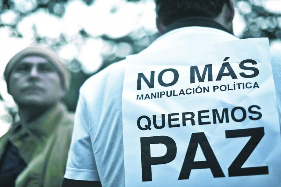 La sociedad civil debe seguir manifestándose pidiendo un acuerdo que logre destrabar el acuerdo de paz. / Óscar Pérez