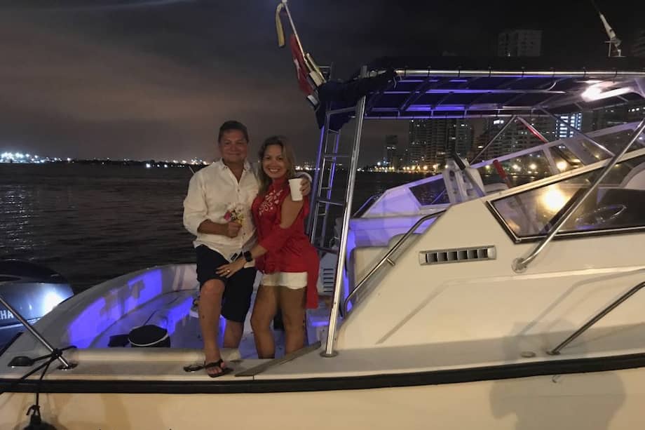 El concejal de Barranquilla, Rubén Marino y su esposa, Clara Inés Acosta.
/ Archivo particular