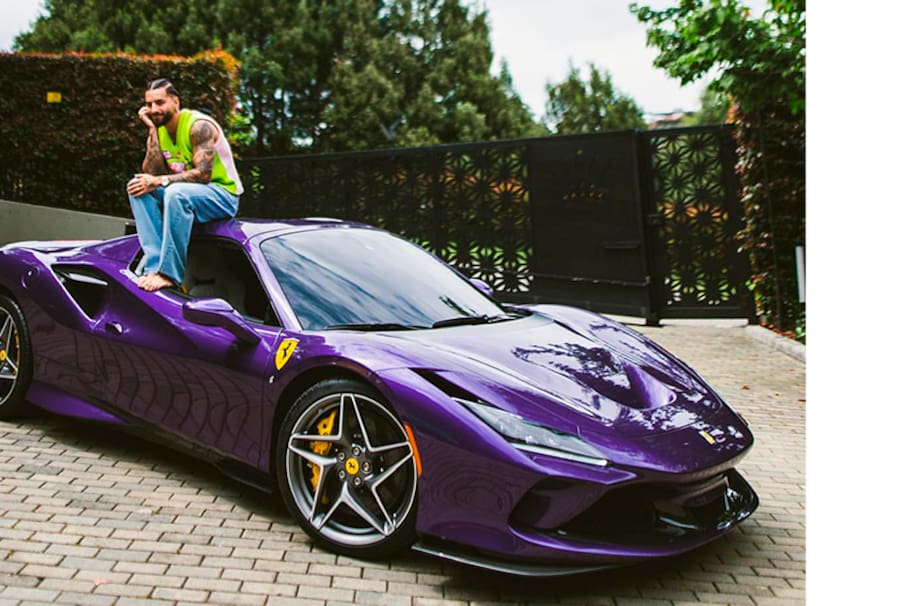 Ferrari F8 Tributo Spider de Maluma