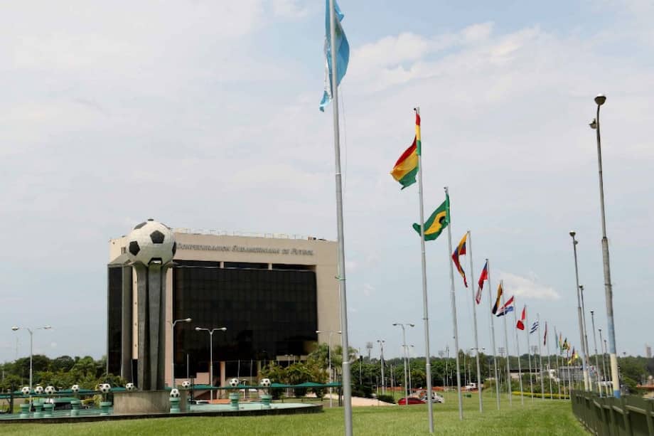 Sede de la Conmebol. Foto: AFP