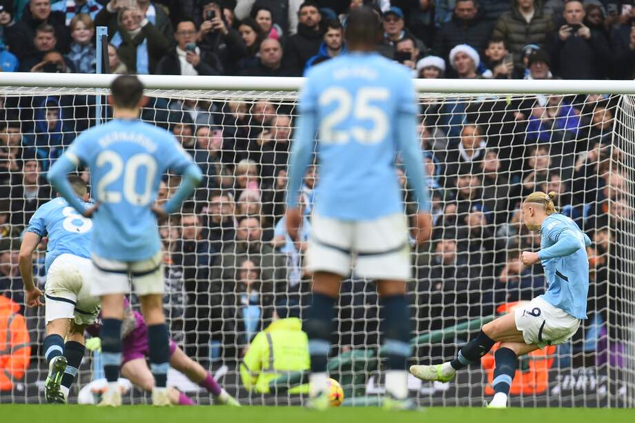 El penalti fallado por Erling Haaland.