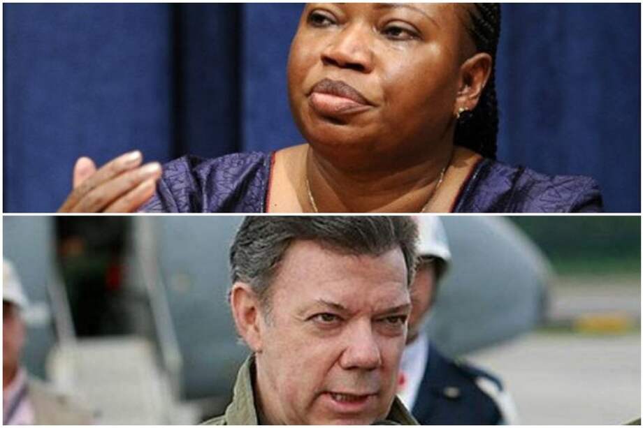 La reunión de Santos con la fiscal de la CPI