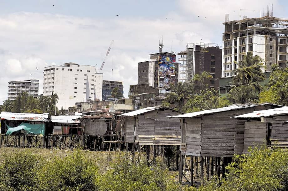 El barrio San José está situado una calle abajo de la principal vía del centro turístico y administrativo de Buenaventura.