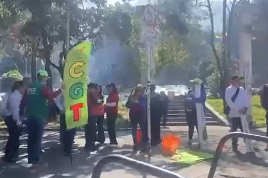 Centrales obreras comienzan a llegar al Parque Nacional.