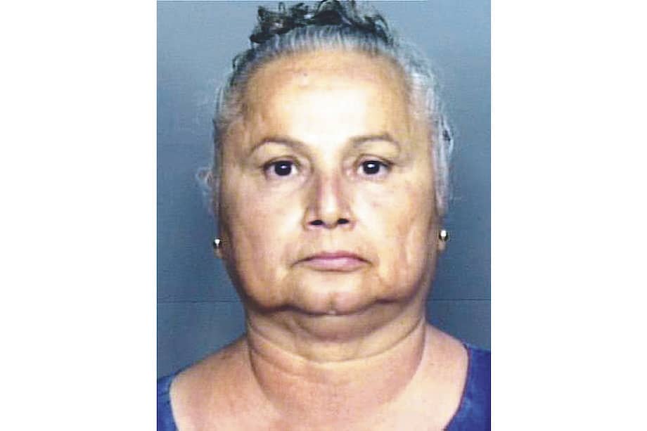 La última imagen de Griselda Blanco es esta de la Policía de Miami-Dade. / EFE