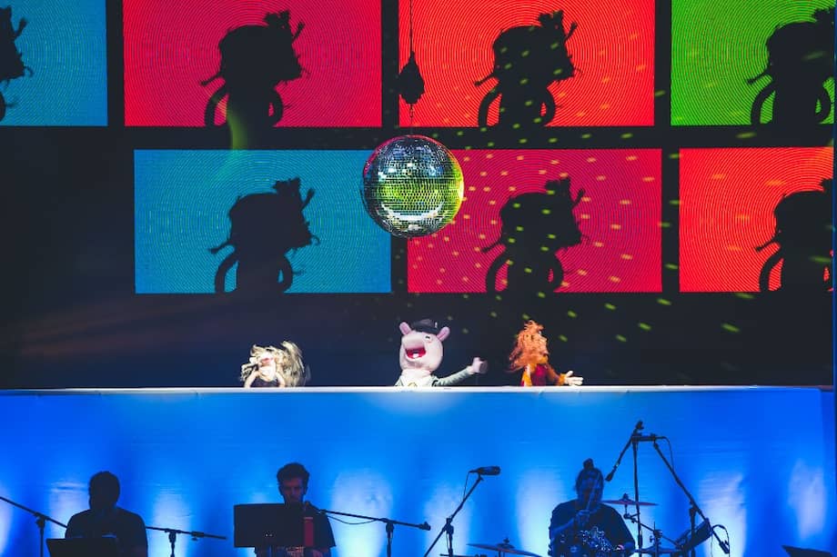 Imagen de 31 minutos durante su presentación en Bogotá en el marco de Rock al Parque 2019.