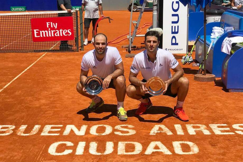 Cabal y Farah lograron su noveno título en dobles. / ATP 250 de Buenos Aires