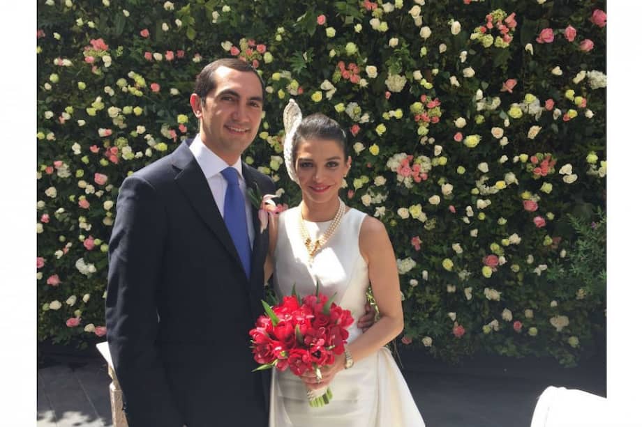 David Barguil y María Paz Gaviria se casaron en ceremonia privada en Bogotá