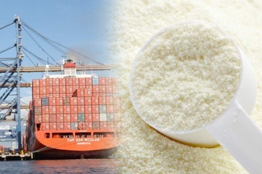 Los ganaderos colombianos advierten problemas por masivo ingreso de leche en polvo proveniente de Estados Unidos.
