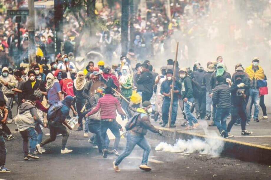 El rompimiento de relaciones entre Lenín Moreno y Rafael Correa, es el verdadero carburante de la presente crisis. / Foto: AFP