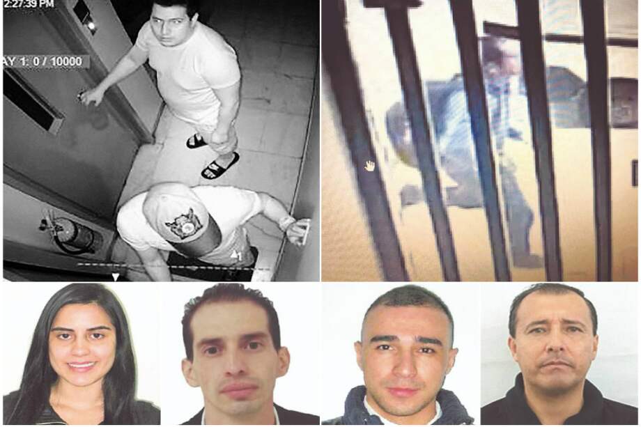 Los presuntos implicados fueron identificados con los nombres de Brigit Estefanía Cantor Ariza, Gabriel Jaime Serrano Cañón, Hugo Ferney Vega Arévalo y William Adolfo Arévalo Torres. / Cortesía