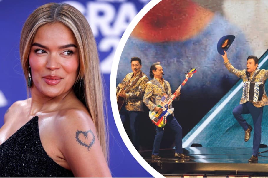 Karol G y Los Tigres del Norte en los Premios Latin Grammy 2025.